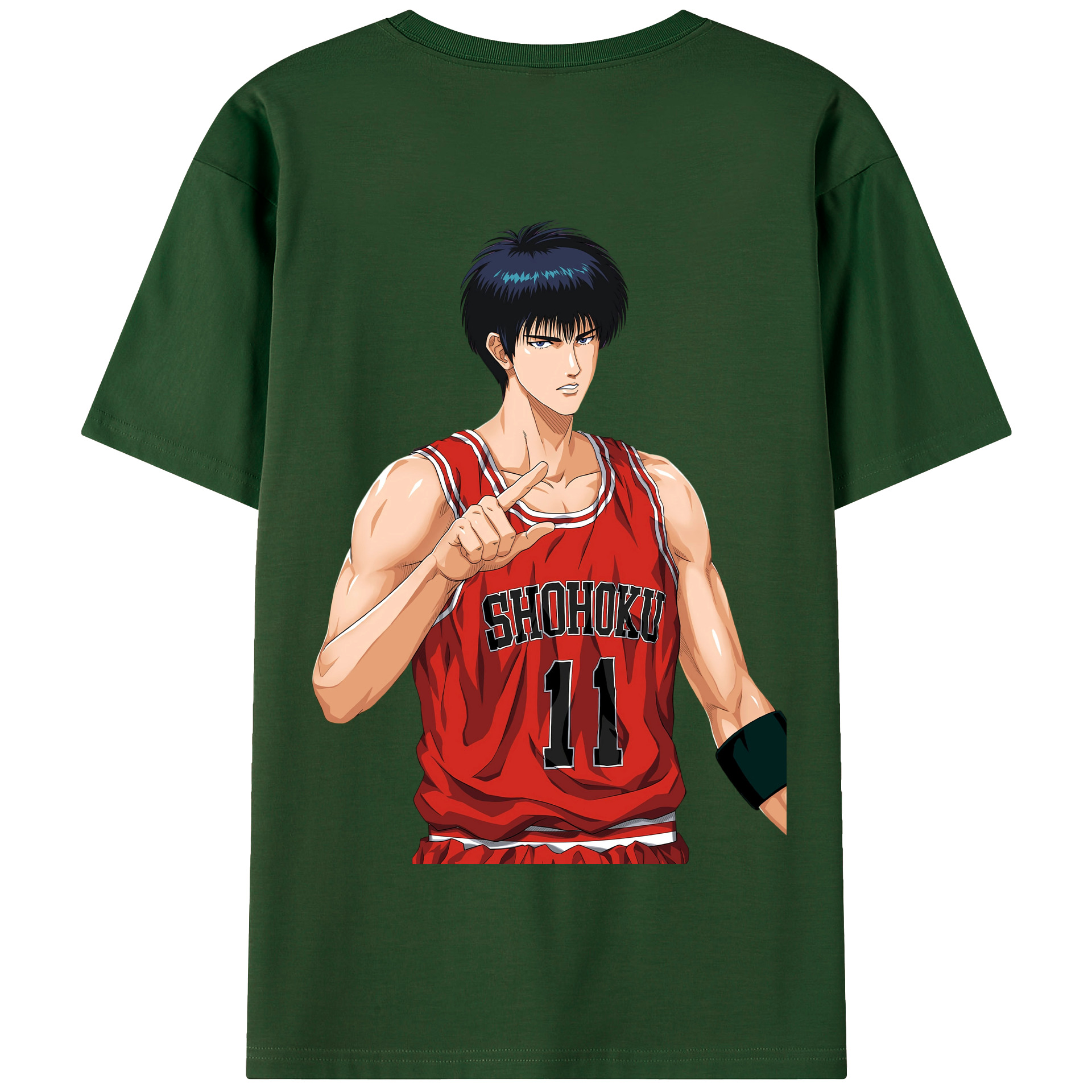 SLAM DUNK／スラムダンク 綿100％半袖Tシャツ（背面プリント）